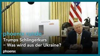 phoenix runde: Trumps Schlingerkurs – Was wird aus der Ukraine?