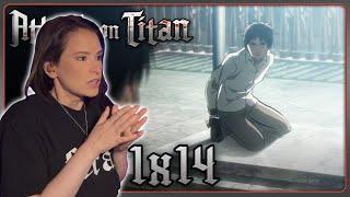Attack on Titan 1x14 Reaction | Can't Look into His Eyes Yet: Eve of the Counterattack, Part 1 | DUB