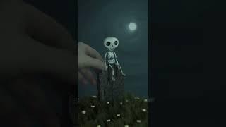 Little skeleton #stopmotion #animation #halloween
