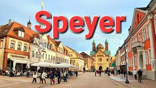 Speyer, Rheinland-Pfalz, Deutschland. #4K Video a relaxing walk of the City Speyer, Germany.