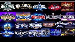 All Wrestlemania logos