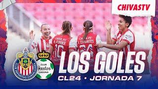 ¡LOS 10 GOLES de Chivas Femenil sobre el Club Santos! | J7 Clausura 2024