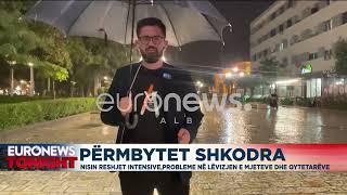 LAJM I FUNDIT! Shkodra nën pushtetin e ujit! Bllokohen rrugët kryesore, rrezikohen…