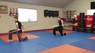 Amazing Extreme Bo Staff skills Nathan Fort & Noah Fort Father and Son