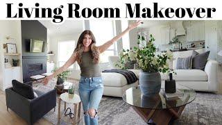 Living Room Makeover / Casual Modern Style / Neutral Home Ideas