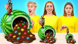 Big, Medium and Small Plate Challenge | Tasty Kitchen Hacks by Super Hyper DO