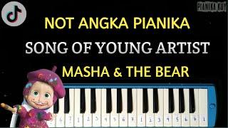 Masha & The Bear - Song of a Young Artist  (Hari Melukis) | Viral tiktok lagu Masha Ultrafunk