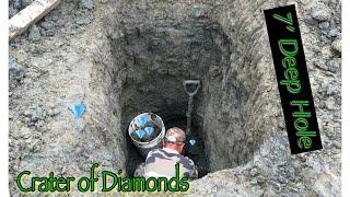 BIG DIAMONDS ARE FOUND IN THIS GRAVEL LAYER!! - Crater of Diamonds