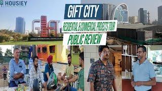 GIFT City Residential & Commercial Projects Tour 2024 | Public Review, ROI | Ahmedabad