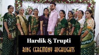 Hardik Rathod and Trupti Tank Ring Ceremony 15-07-24