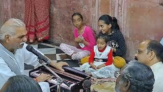 Samaj kirtan fragment  at Radha Valabha Temple 2023 03 21 Vrindavan