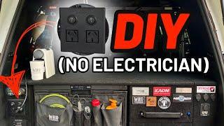 DIY POWER POINT INSTALL FOR $53!!!  ||  4WD Drawers / Caravan / RV  ||  PLUG & PLAY GPO FOR INVERTER