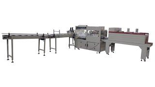 Automatic four decks arrange maxi roll paper shrink packing machinery