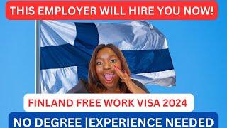 EASIEST WAY TO MOVE TO FINLAND Finland Work Visa 2024  Visa Sponsorship Jobs   Seasonal Work   Josyl