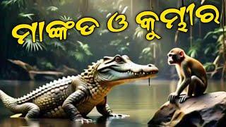 ମାଙ୍କଡ ଓ କୁମ୍ଭୀର - mankad o kumbhir kahani | Odia moral story | Odia Gapa | Vegetables Story in odia