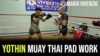 Yothin Muay Thai Pad Work