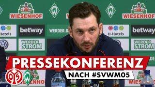 Die Pressekonferenz nach dem Spiel bei Werder Bremen | #SVWM05