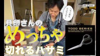 【商品レビュー】貝印さんのめっちゃ切れるハサミ　7000 SERIES　　＃貝印　＃貝印ハサミ　＃職専