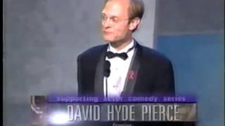 David Hyde Pierce wins 1998 Emmy Award for Supporting Actor in a Comedy Series