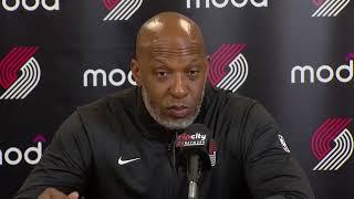 Chauncey Billups Postgame Interview | Portland Trail Blazers 118, Boston Celtics 128 | March 5, 2025