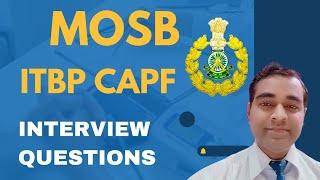 Itbp mosb interview questions | How to crack capf mo interview | PD Classes