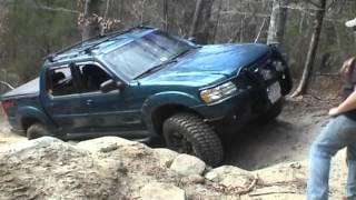 Patrick's 01 Sport Trac on Mutiny Ridge at Gulches ORV Park