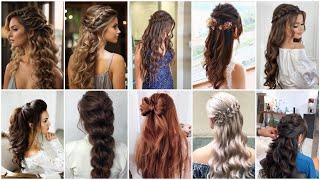 Party hairstylesEasy and Simple Hairstyles for medium  &long hairopen hair Bridal hairstyle