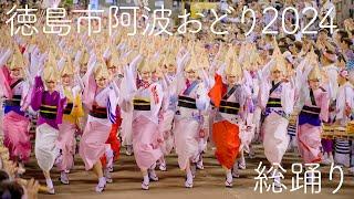 【阿波踊り2024】阿波おどりファン必見！徳島市阿波おどり2024初日の総踊り！ | Awaodori in Tokushima Japan