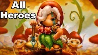 Mushroom wars 2 all hero