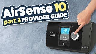 ResMed AirSense 10 Review / Tutorial Part 3 of 3 - Change Pressure