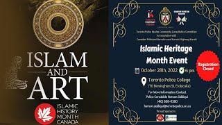 Islamic Heritage Month Event at Toronto Police College, organized by Haroon Siddiqui