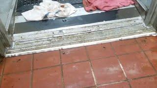 WALK IN FREEZER DOOR WITH A BAD DOOR HEATER