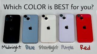 iPhone 14 All Colors Unboxing & Hands On Comparison - Purple vs Blue vs Starlight vs Red vs Midnight