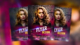 Easy Flyer Design Tutorial | Adobe Photoshop CC