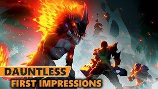 Dauntless Gameplay First Impressions | All Weapons Showcase