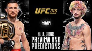 UFC 316: Dvalishvili vs. O'Malley 2 Full Card Preview and Predictions