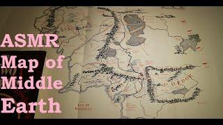 ASMR Map of Middle Earth (Whispers, tracing, lore)