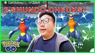 2 Shundo Garchomp Checks on Raid Day! - Pokemon GO Houston, Texas