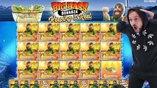 BIG BASS BONANZA - KEEPING it REAL - BIG WIN with x10 MULTIPLIER BIG BONUS BUY CASINO SLOT ONLINE