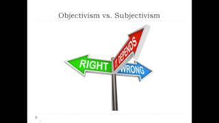 Objective Morality vs. Subjective Morality