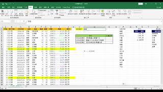 Excel 教學 | 客戶交易資料 | 常用函數 month() vlookup() sumifs() countifs() averageifs() 資料驗證