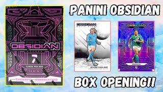 NEW! Panini Obsidian Soccer 2023/24 hobby box opening! MESSI HIT!