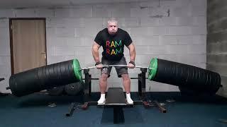 RAM RAM 820 KG WORLD RECORD PARTIAL DEAD LIFT RAW