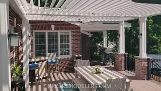 Motorized Pergola and Custom Elevated Deck