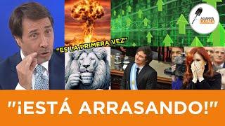 FEINMANN FILTRÓ UN BOMBAZO TERMONUCLEAR SOBRE LA ENCUESTA DEL PARTIDO DE MILEI QUE ARRASARÍA EN 2025