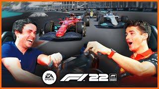 Playing the NEW F1® 22 GAME with Charles Leclerc