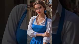 RealLife Beauty & the Beast, AI Brings the Fairy Tale to Life! #livingcartoon #belle #aiart