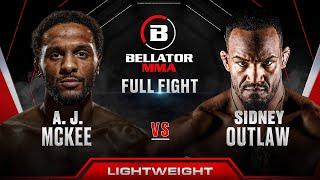 A.J. McKee vs Sidney Outlaw | Bellator 301 Full Fight