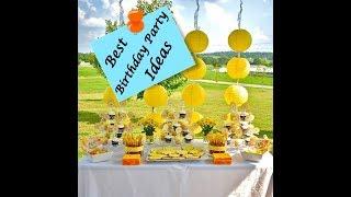 Outdoor Birthday Party Ideas -  View The DIY Decoration Inspirations