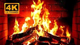  Fireplace 4K UHD! Fireplace with Crackling Fire Sounds. Fireplace Burning for Home